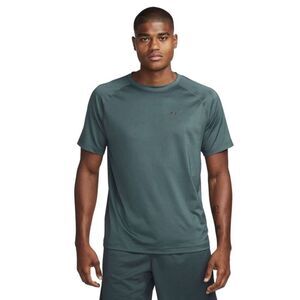 Nike Ready Dri-FIT Short-Sleeve Fitness Top Colour: Deep Jungle/Black Size L